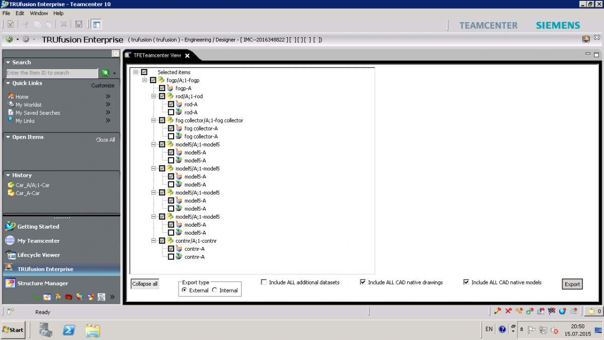 Rocket TRUfusion Enterprise Teamcenter Integration Rocket Software
